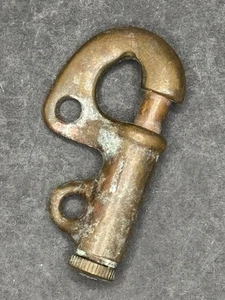 Vintage Bronze Sail Jib Piston Snap Shackle 2" Marine Nautical Sail Clip Germany - Picture 1 of 4