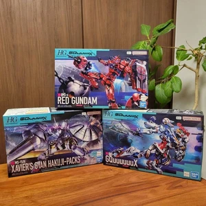HG 1/144 Mobile Suit Gundam GQuuuuuuX red gundam gyan GQuuuuuuX set of 3 fast - Picture 1 of 2