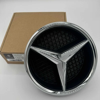 2006-2017 Mercedes-Benz Front Grille Emblems Star W/Housing For A B C E GL GLK M - Image 1 of 3