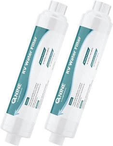 ¡NUEVO EN CAJA! Filtro de agua en línea para autocaravana cámper 2 paquetes reduce el cloro mal sabor, etc. ENVÍO GRATUITO - Imagen 1 de 3