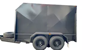10x5 HEAVY DUTY ENCLOSED TRAILER, 1800 MM HIGH, WITH BARN DOOR - Picture 1 of 10