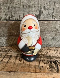 Mr. Claus Russel Stover Empty Cookie Candy Tin--9" tall--pre-owned - Picture 1 of 10