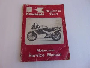 Kawasaki NINJA ZX-10 OEM FACTORY REPAIR SERVICE MANUAL 99924-1098-01 - Picture 1 of 3