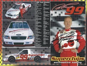 Ricky Craven Autographed Signed 8.5x11 Hero Photo Card - NASCAR Racing - w/COA - Picture 1 of 1