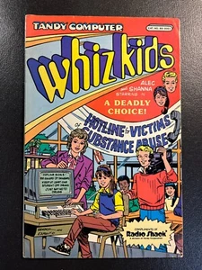 Tandy Computer Whiz Kids 1 VARIANT 3rd PRINT RARE 1990 Radio Shack Drug Abuse - Picture 1 of 2