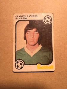 RARE MONTY GUM-FOOTBALL CARDS 1975/76 - HAMILTON - GLASGOW RANGERS - Picture 1 of 1