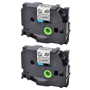 2PK Compatible con Brother P-Touch Cinta Adhesiva Fuerte TZe TZ-S151 24mm - Imagen 1 de 11