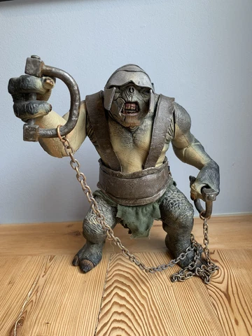 LORD OF THE RINGS ARMOURED CAVE TROLL (2004) TOYBIZ Marvel w/ Sound WORKING Cover
