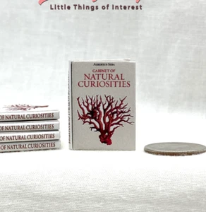 CABINET Of NATURAL CURIOSITIES 1:12 Scale Illustrated Miniature Dollhouse Book - Bild 1 von 8