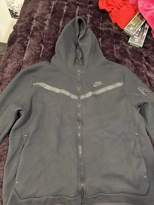Chaqueta con Capucha Nike Tech Fleece Cremallera Completa Negra FB7921-010 Para Hombre Talla XL NUEVA Foto 1 de 4