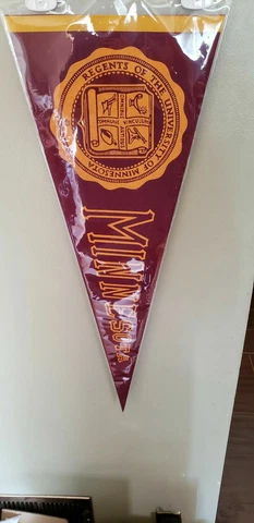 MINNESOTA GOLDEN GOPHERS ACADEMIA RETRO VINTAGE PENNANT WITH HOLDER 5/23/21 Cover