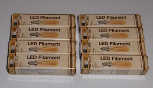 8) Bulbrite Nostalgic Thread Antique T6 2.5W 2100K LED Filament Light Bulbs - Picture 1 of 6