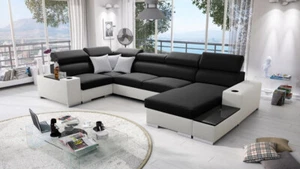 Wohzimmer Sofa U-Form Wohnlandschaft PERS IV MINI Couchgarnitur TOP Qualität - Bild 1 von 24