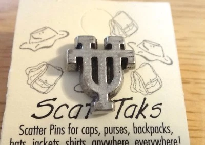 15x15mm UT University of Texas Longhorns Pewter Skat Tie Tack Lapel Pin - Image 1 of 3