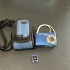 Kodak EasyShare C180 10.2MP Digital Camera Blue Tested Working 2GB Memory Case