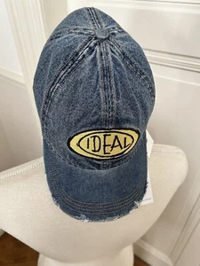 H&M x Basquiat x Ev&Tela Embroidered-Motif Denim Cap Ev Bravado Tela D'Amore - Bild 1 von 2