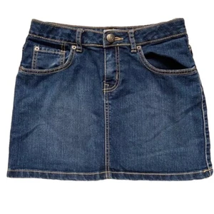 The Children's Place Sz 14 Girl’s Blue Stretch Classic Denim Skirt-A+Condition - Picture 1 of 2