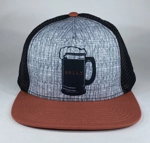 Prana Beer Belly Journeyman Mesh Trucker Hat Cap Snapback Adult Adjustable EUC - Picture 1 of 8