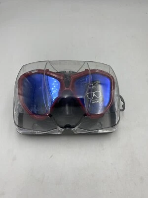 SEAC Italia Scuba Diving Mask UV w/ Case Metallic Color Coating Red - Image 1 of 4