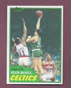 1981 TOPPS BASKETBALL #75 KEVIN MCHALE ROOKIE RC CELTICS HOF .99 SHIP P702