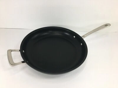 All-Clad B1 Hard Anodized Nonstick 12-Inch Fry Pan with helper Handle