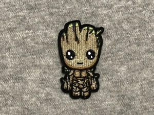 Baby Groot Iron On Patch Badge Guardians Of The Galaxy Marvel Comic Star Lord B5 - Picture 1 of 3