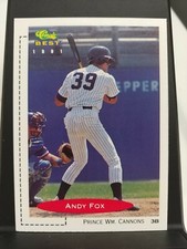 1991 Classic Best #132 Andy Fox Prince William Cannons Pre-Rookie Card