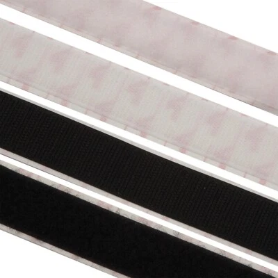 Self-adhesive Hook & Loop Tape Sticky Back Strips  - 25 Metres Long. - Image 1 of 2