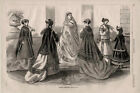 Visiting Toilettes  -  Fashions  - Harper's Bazar  -  1867