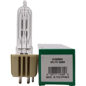 Ushio HPL 550W 77X+ 2000HR Stage & Studio Lamp 550/77 - 1000669 - Picture 1 of 8