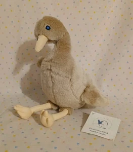 Jaag Baby Crane Chick Beige Tan Brown Bird Stuffed Animal Plush Toy 9" Tag - Picture 1 of 9