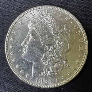 1884P  MORGAN SILVER DOLLAR IN BU CONDITION !!! - Picture 1 of 2