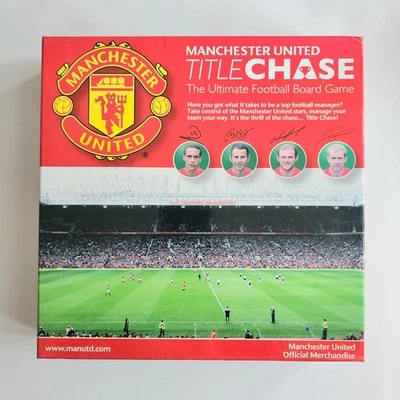 Manchester United Title Chase Board Game Football Official Merchandise Fun New - Image 1 of 4