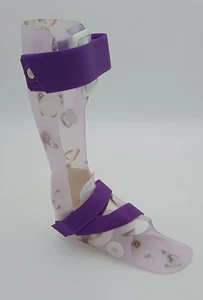 Butterfly Theme Pediatric RIGHT Leg Brace Supports - Picture 1 of 12