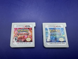 Pokemon Alpha Sapphire Omega Ruby Bundle Nintendo 3DS - Tested Cartridge Only - Picture 1 of 7