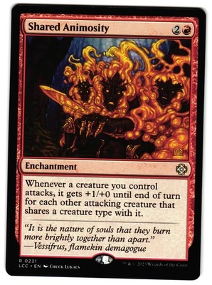 Shared Animosity 231 - NM - Commander: The Lost Caverns of Ixalan  R - Image 1 of 2