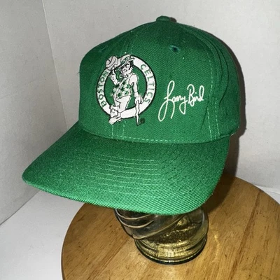 Gorra B Vintage Boston Celtics Larry Bird 33 Snapback Logo NBA Verde Foto 1 de 4