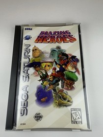 Blazing Heroes CIB W/ Registration Card (Sega Saturn, 1996)