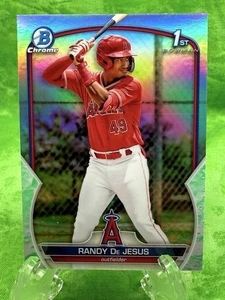 Randy De Jesus - Lunar Glow - 2023 Bowman Chrome #BCP-19 Los Angeles Angels - Picture 1 of 12