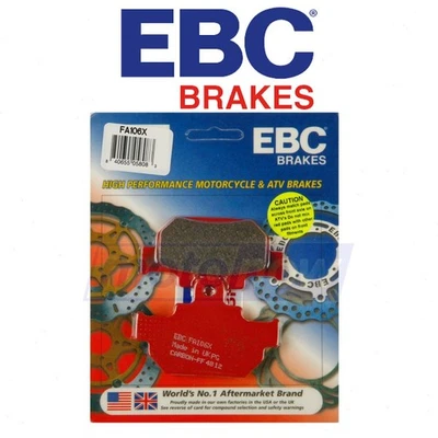 EBC Front X Series Carbon Brake Pads for 1985-1986 Suzuki RM250 - Brake ca Foto 1 de 4