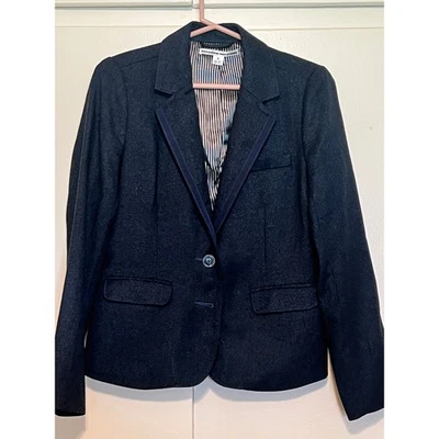 Blazer para mujer Brooklyn Industries azul marino mediano Foto 1 de 3