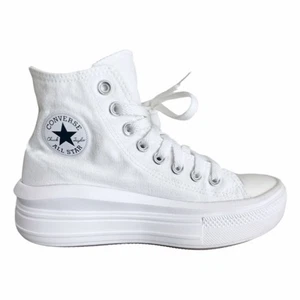 Converse Chuck Taylor Women's White Platform High-Tops - Picture 1 of 8