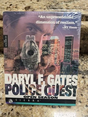 DARYL F GATES POLICE QUEST TEMPORADA ABIERTA DOS VGA 3.5 CIB (SIERRA, 1995) DE COLECCIÓN NUEVO  Foto 1 de 4
