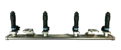 Jeep Cherokee 2015-2017 riel de combustible de 2,4 L con inyectores 04627892AA usado OEM Foto 1 de 4