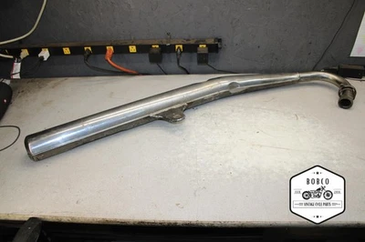 1974 Kawasaki S3 KH400 SILENCIADOR DE TUBO DE ESCAPE ESQUERDO 4679.ABA - Imagem 1 de 4