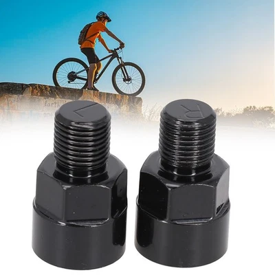 Adaptador de pedal de bicicleta compatível com pedais de 9/16 polegadas e manivelas de 1/2 polegada - peças convertidas - Imagem 1 de 4