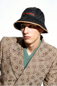 Cappello Gucci Supreme GG Bucket L nuovo con etichette - 100% autentico - Foto 1 di 7
