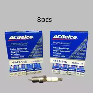 New Genuine GM Iridium Spark Plugs (8) LS1 LS2 LS3 LS6 L99 41-110 *FREE SHIP* - Picture 1 of 1