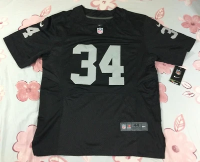 Футболка Oakland Raiders Football-NFL Bo Jackson No34 Nike размер 44 - Изображение 1 из 4