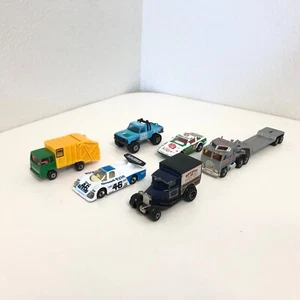Vintage Matchbox Nissan NASA Kenworth Tractor Mountain Man Garbage Truck Lot - Picture 1 of 17